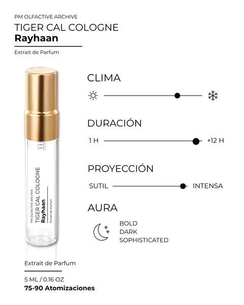 Tiger Cal Cologne Edition - Rayhaan